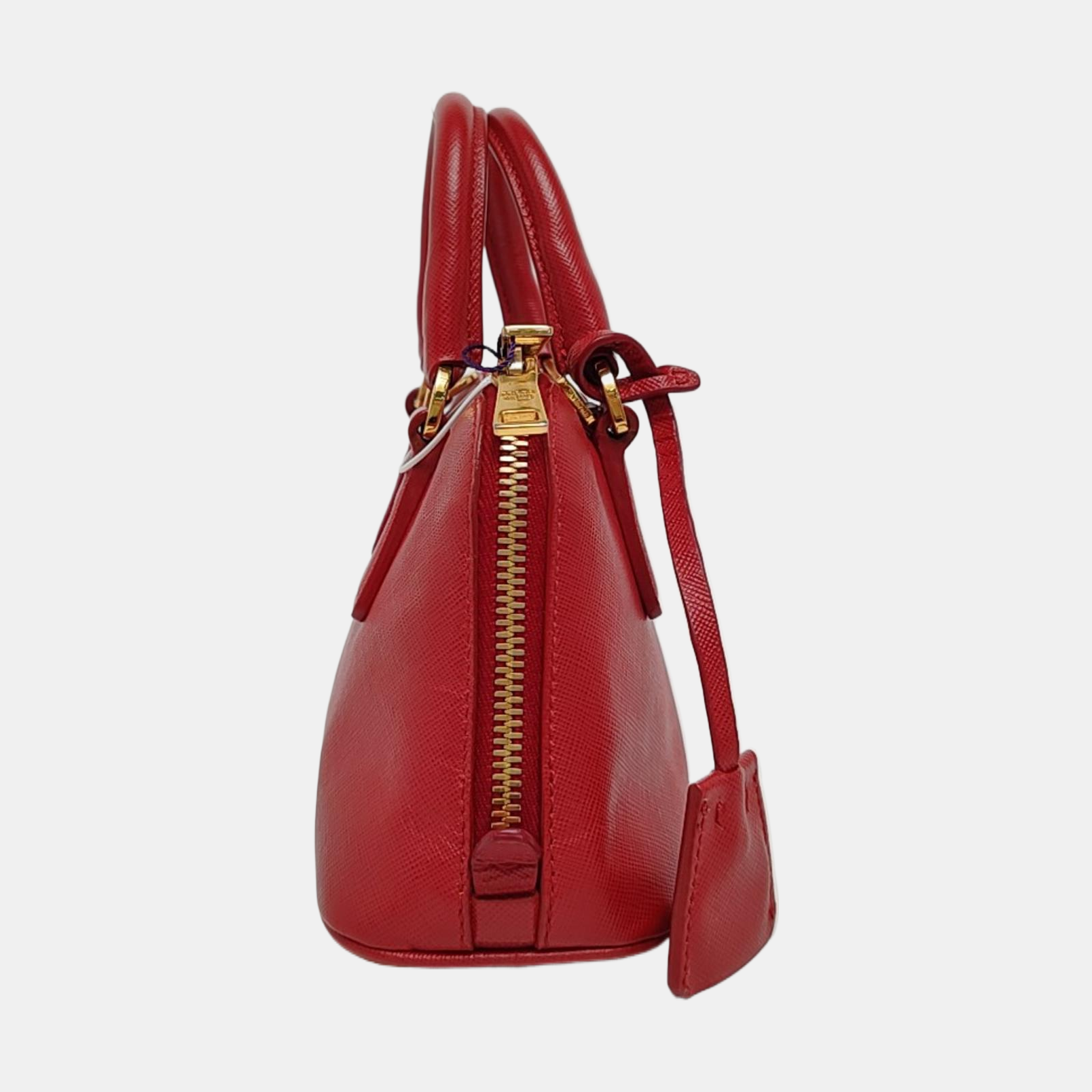 Promenade Mini Saffiano Calfskin Red