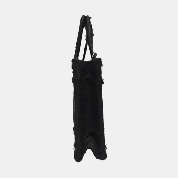 Book Tote Mini Canvas Black