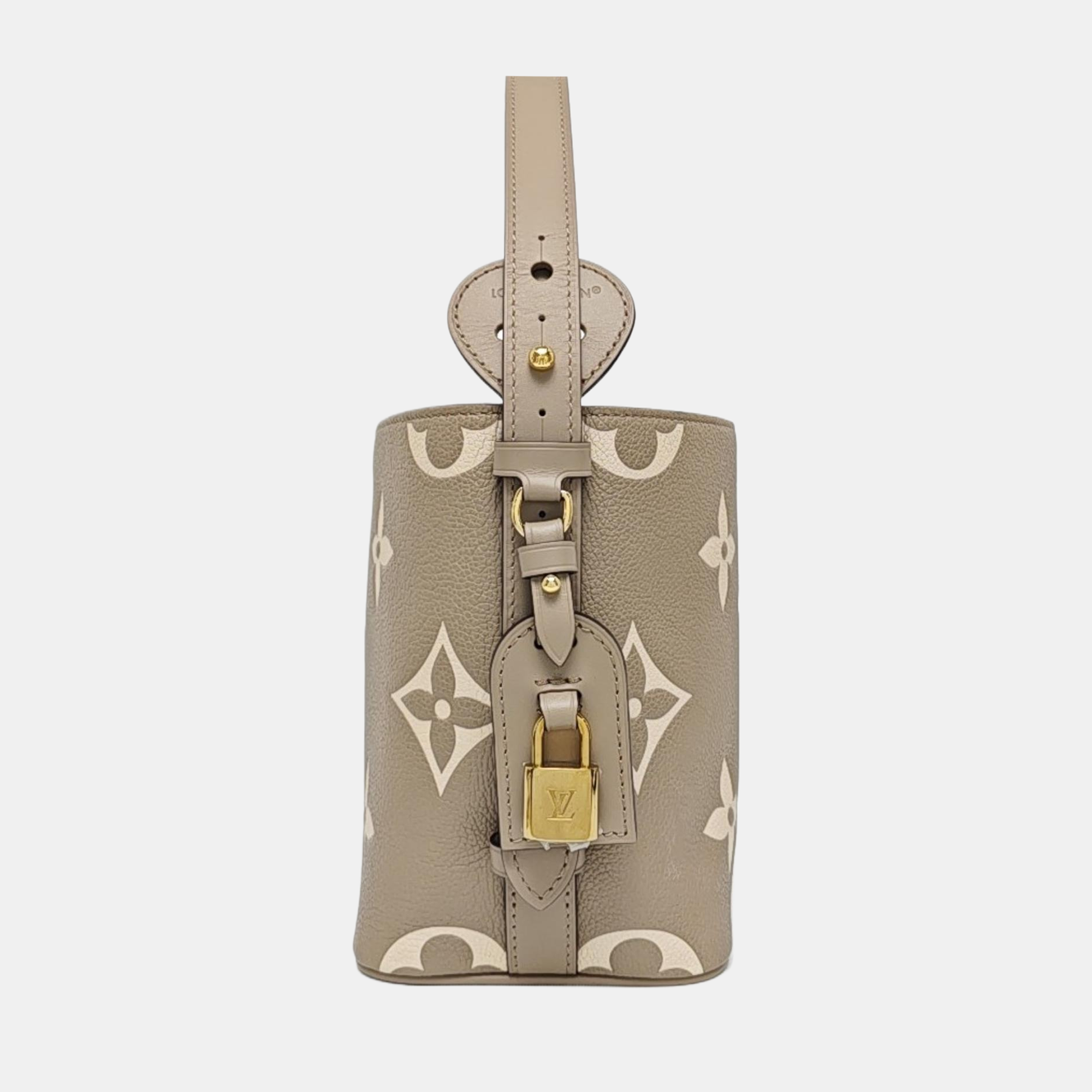 ALL IN BB Monogram Calfskin Gray