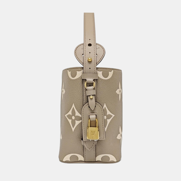 ALL IN BB Monogram Calfskin Gray