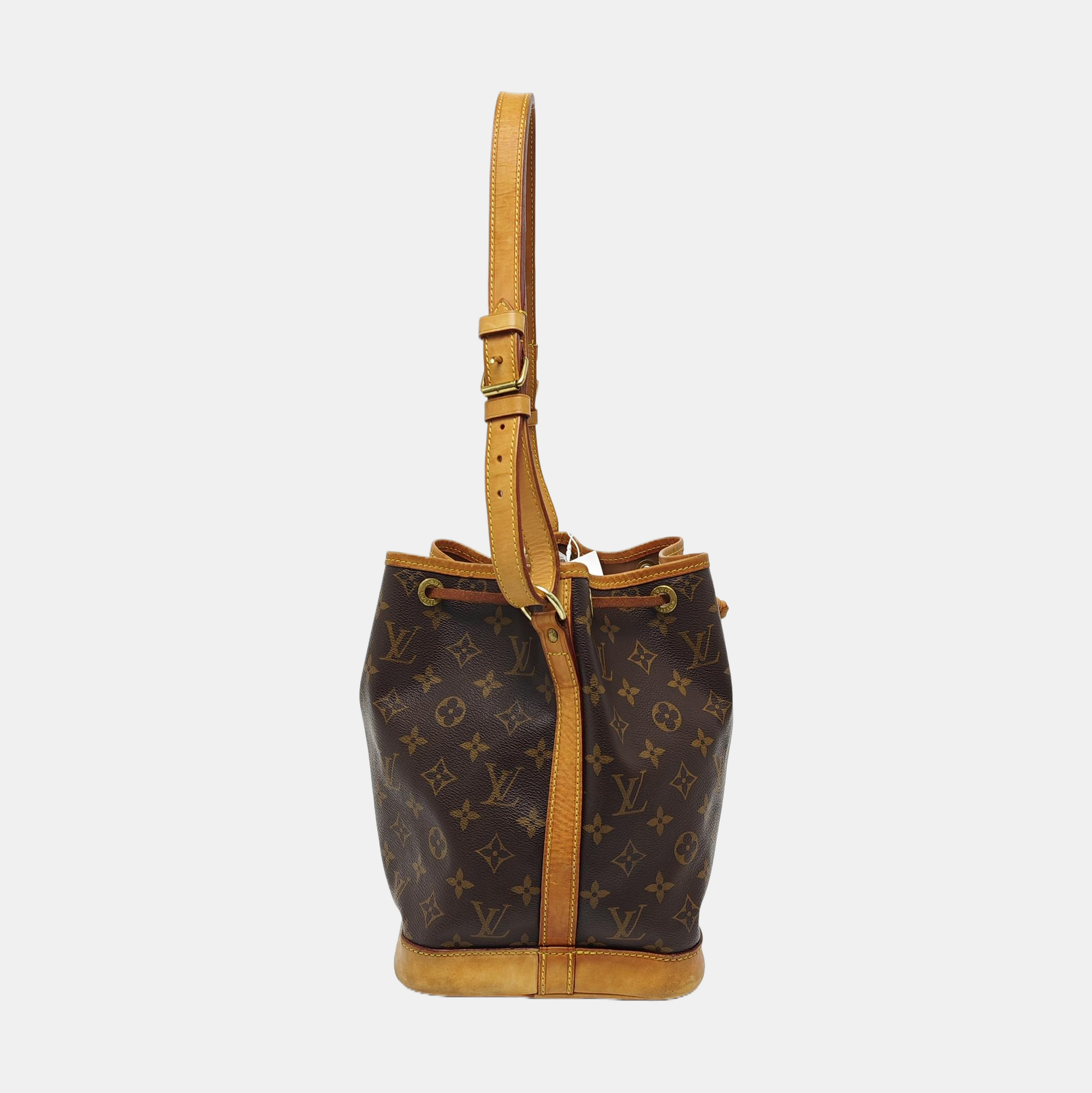 NOÉ MM Monogram Coated Canvas Brown