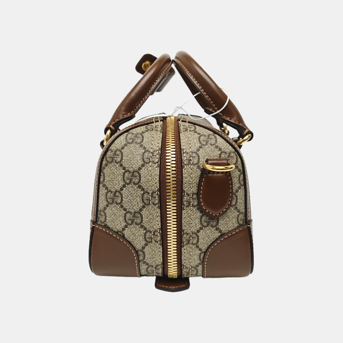 Monogram Coated Canvas Shoulder Bag Brown