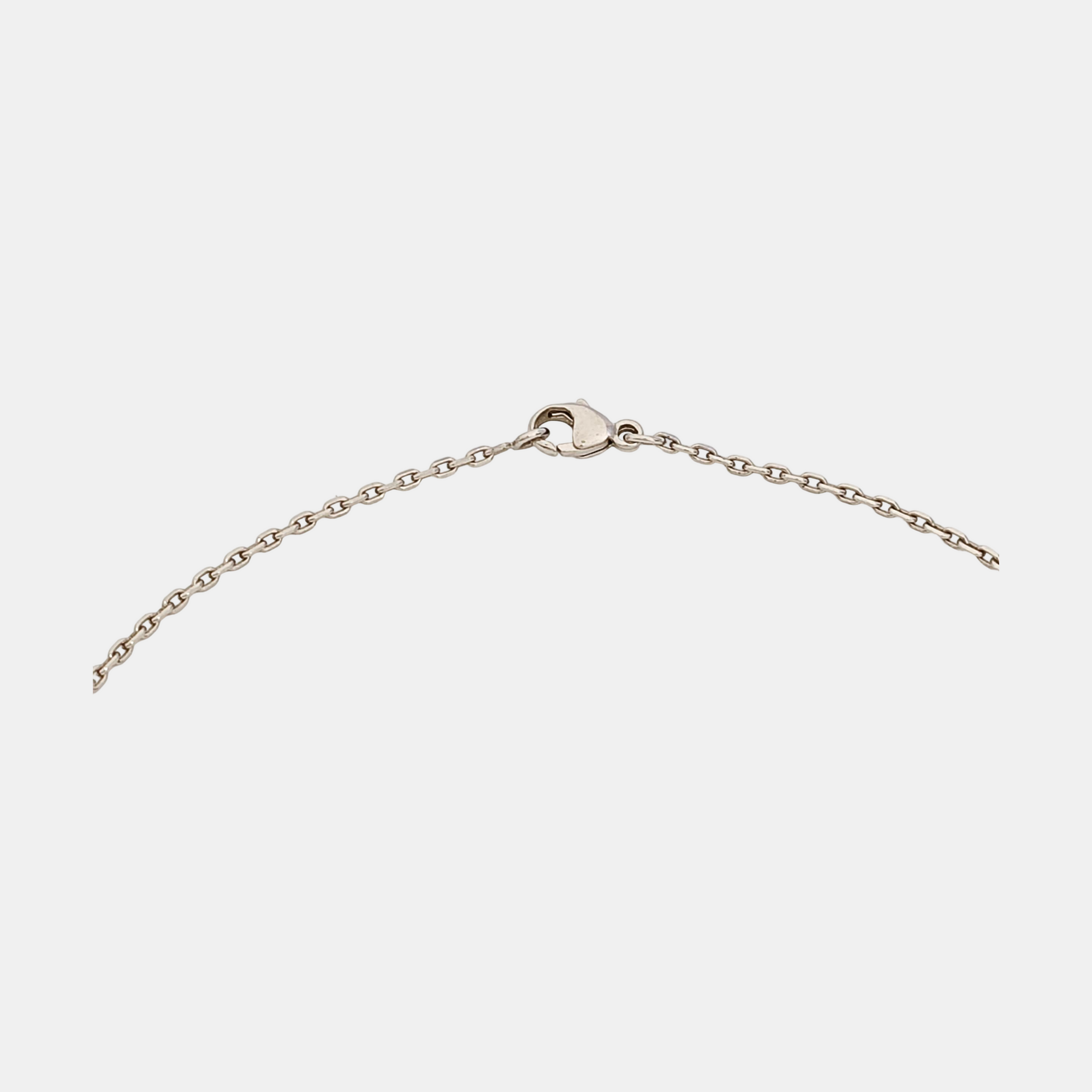 Pop H Metal Silver Necklace