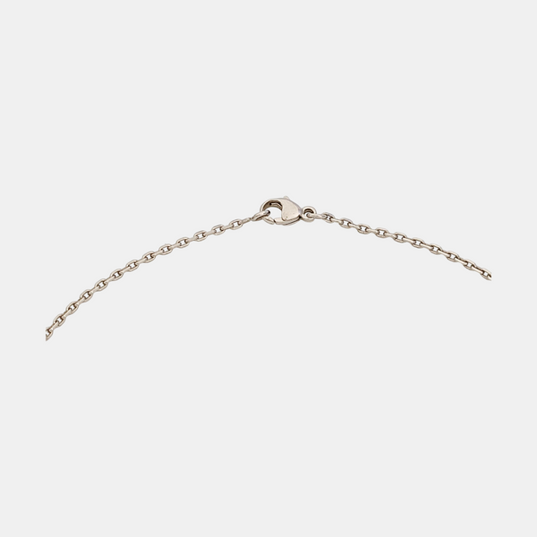 Pop H Metal Silver Necklace