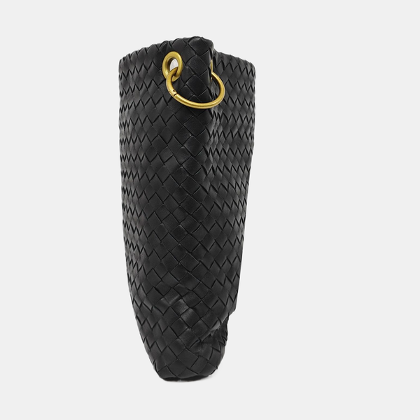 Calfskin Shoulder Bag Black