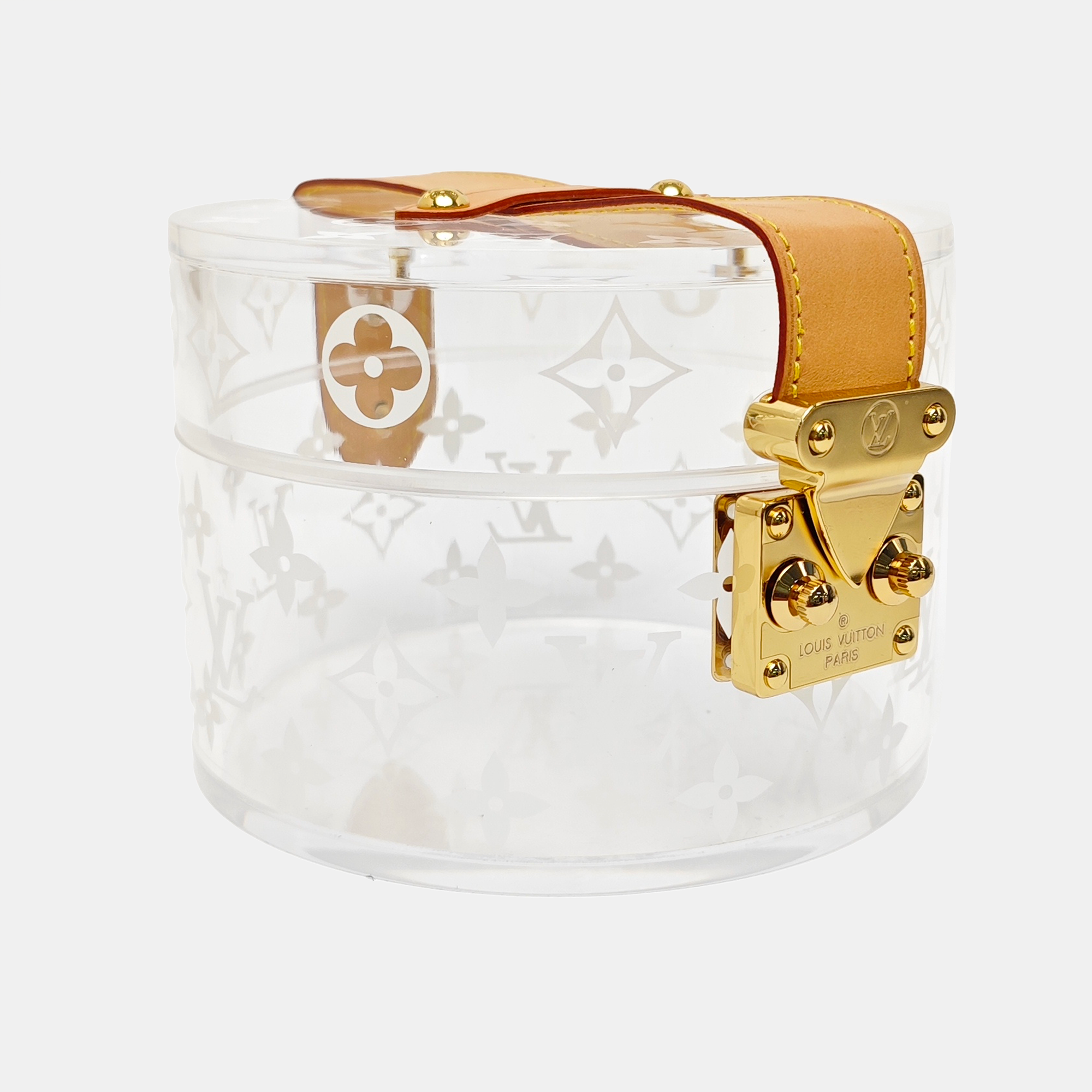 BOX SCOTT Monogram Plastic Clear
