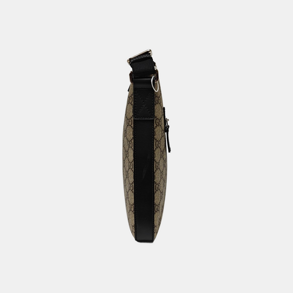 GG Supreme Monogram Coated Canvas Black