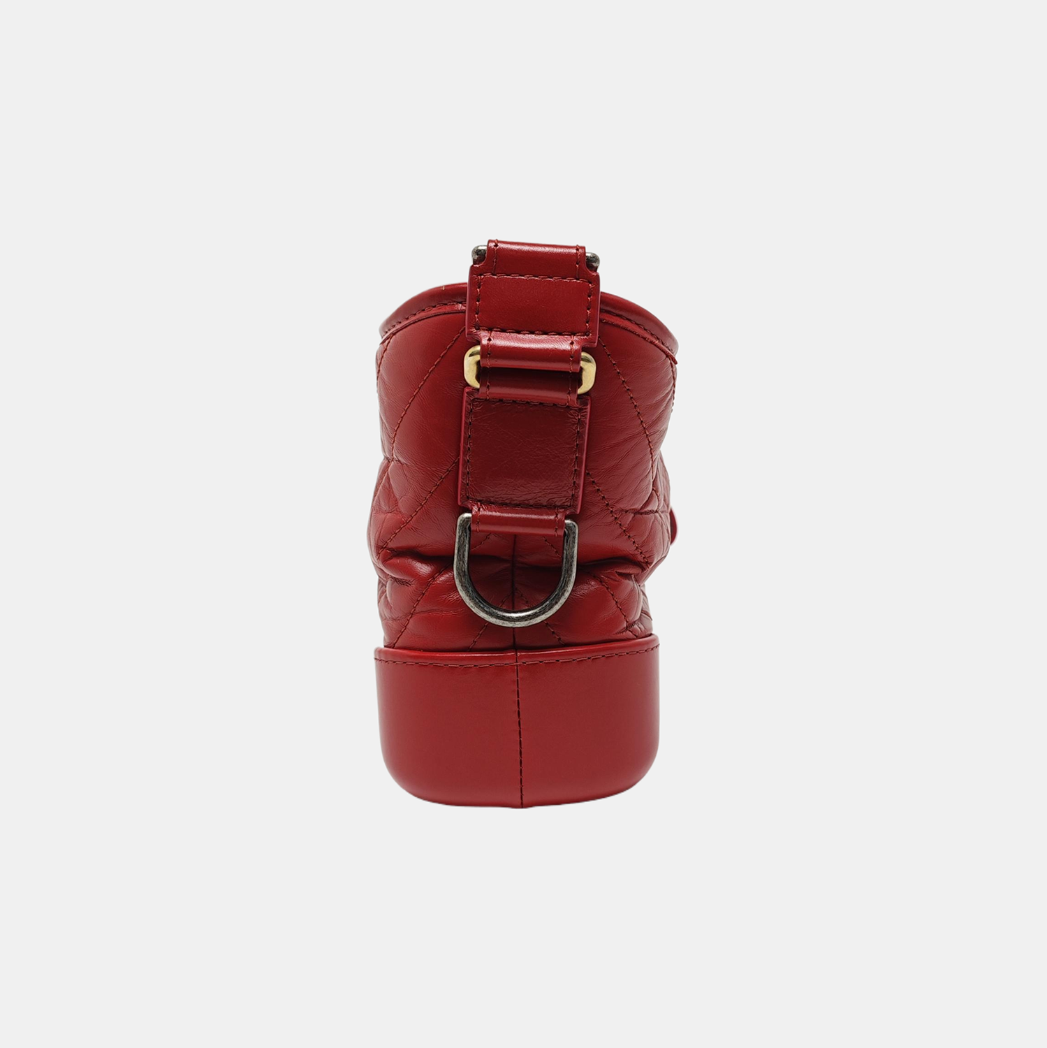 Authenticated pre-owned  GABRIELLE Small Chevron, Quilted Calfskin Red - Shoulder Bag at Looply