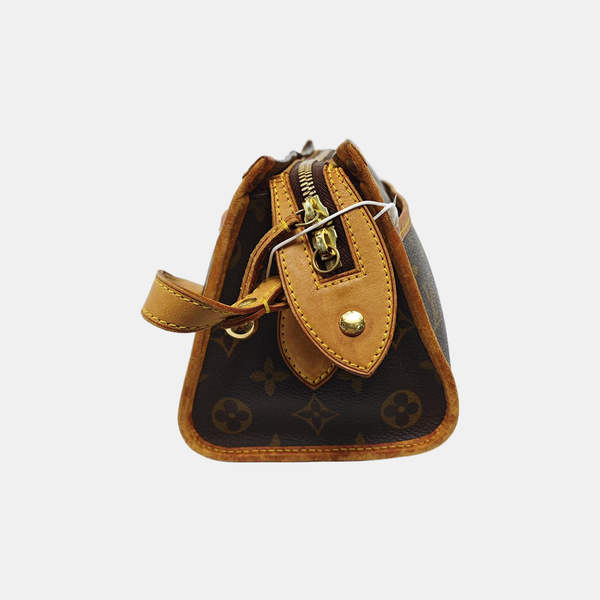 POPINCOURT Monogram Coated Canvas Brown
