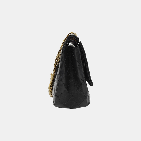 2.55 227 (jumbo) Quilted Calfskin Black