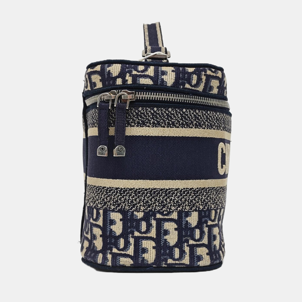 Travel Vanity Oblique Canvas Blue