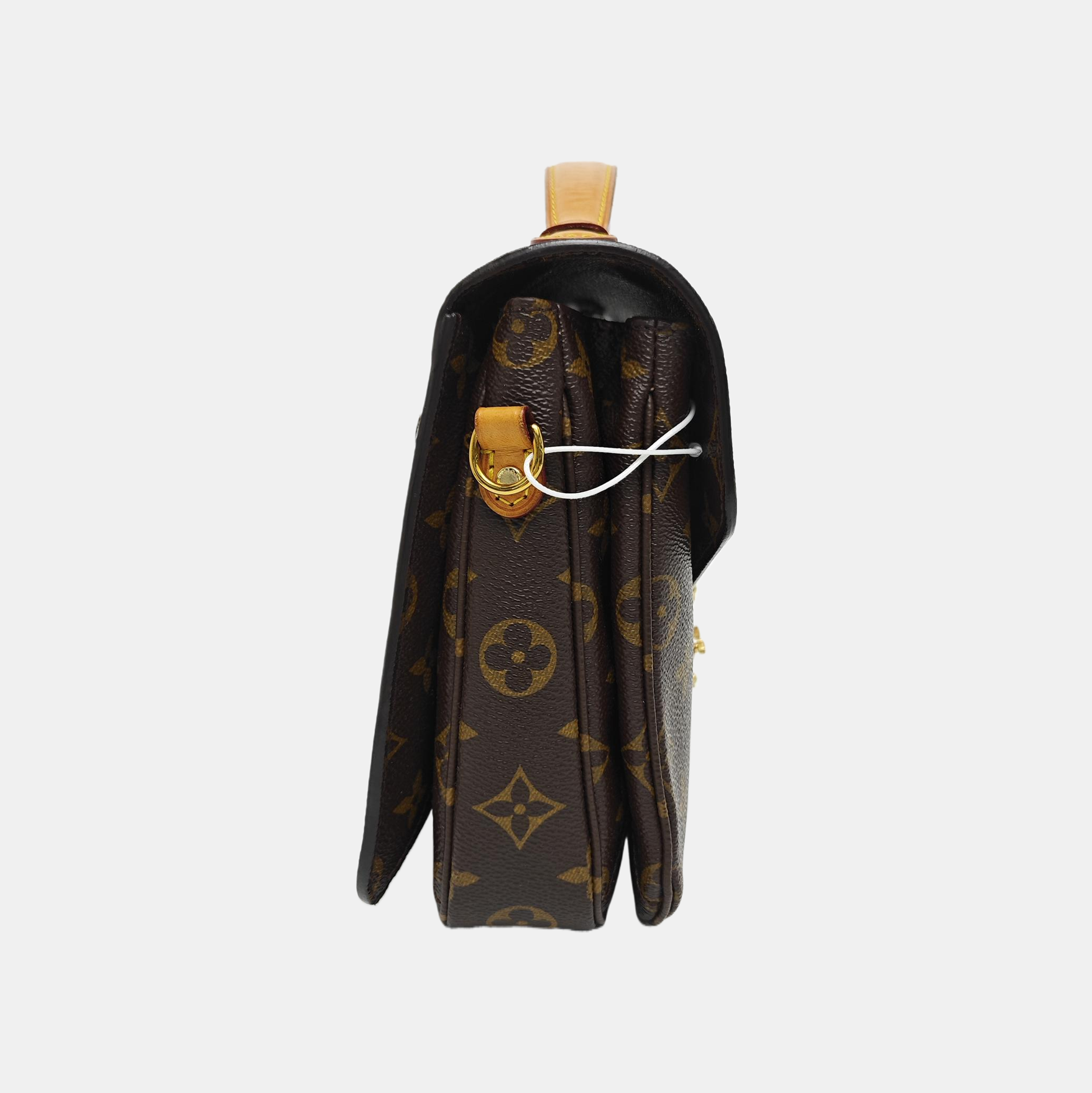 MÉTIS MM Monogram Coated Canvas Brown