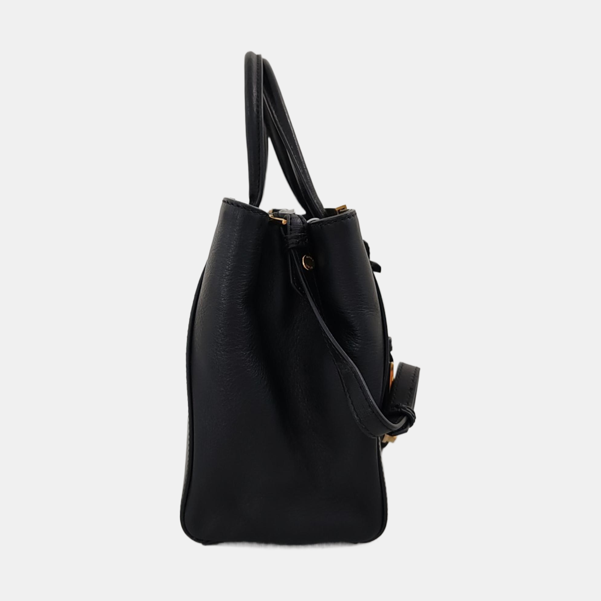 2 Jours Small Calfskin Black
