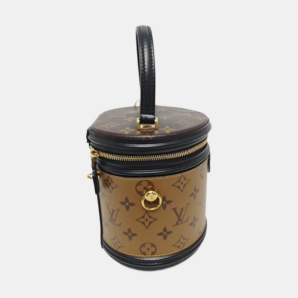 CANNES PM Monogram Coated Canvas Brown