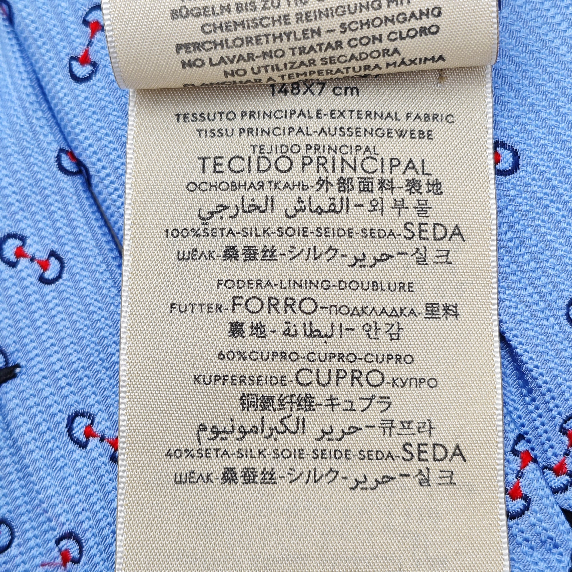 Mulberry Silk Tie Blue