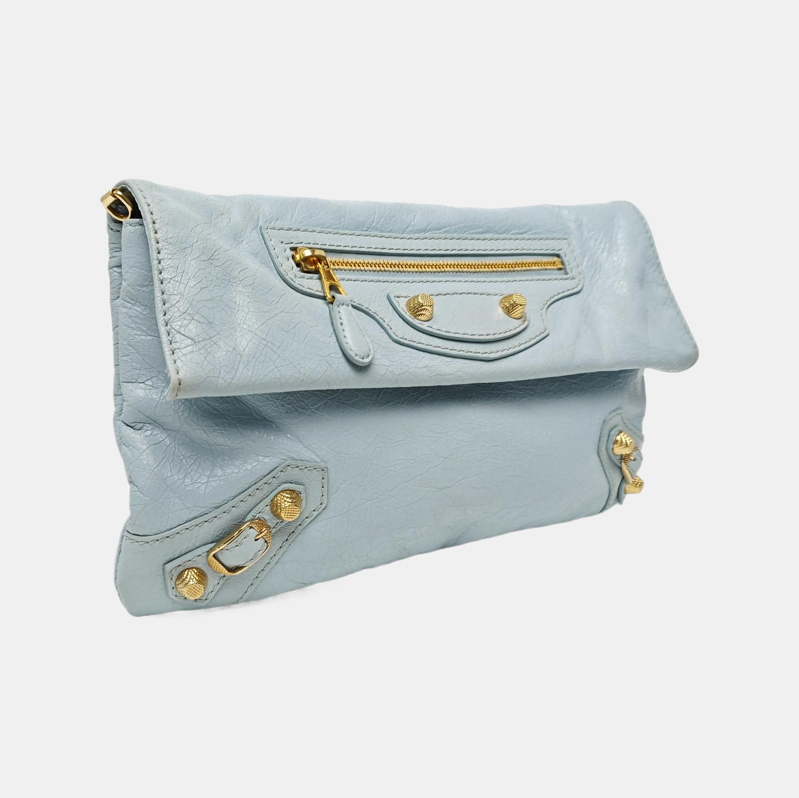 Classic City Small Lambskin Blue