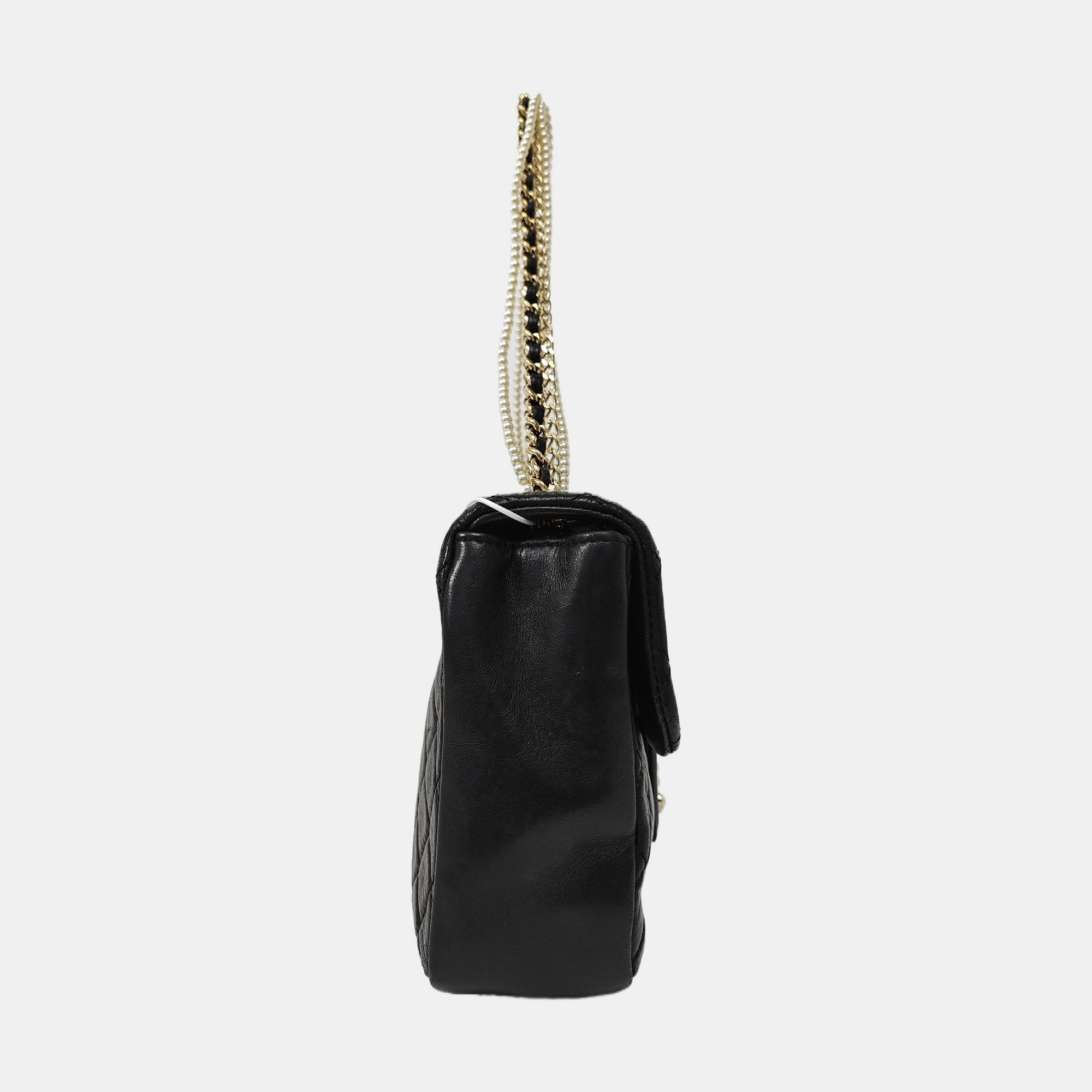 Westminster Medium Quilted Lambskin Black