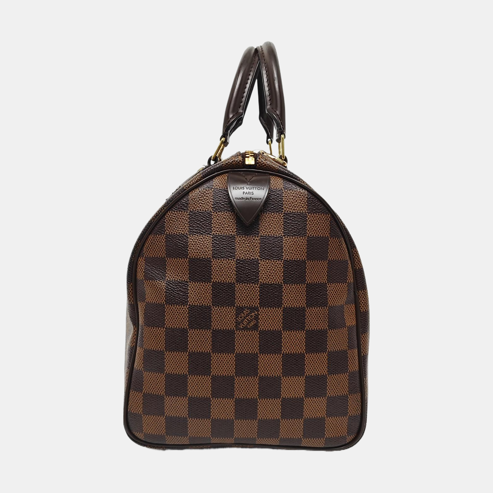 SPEEDY 30 Damier Ebene Coated Canvas Brown