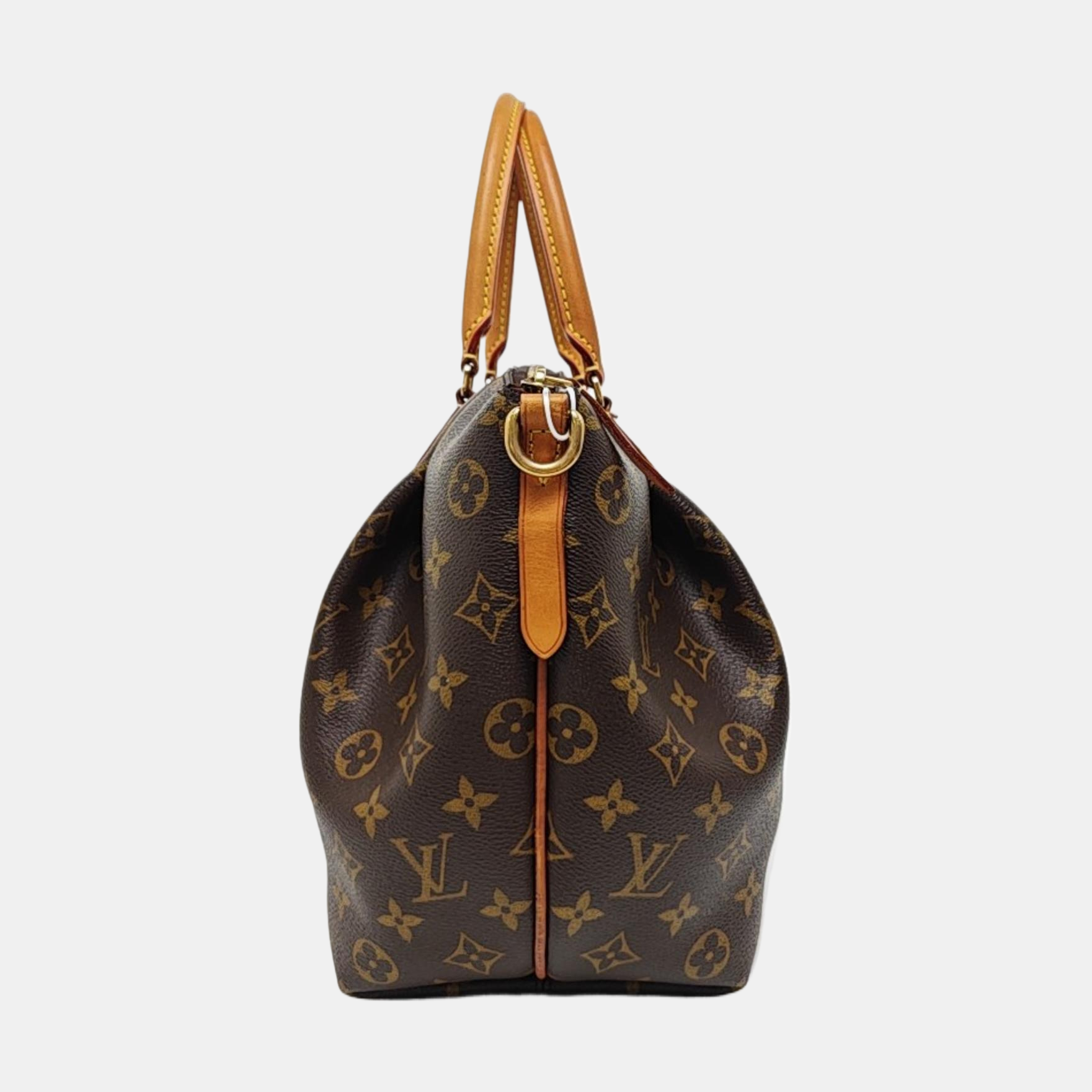 TURENNE MM Monogram Coated Canvas Brown