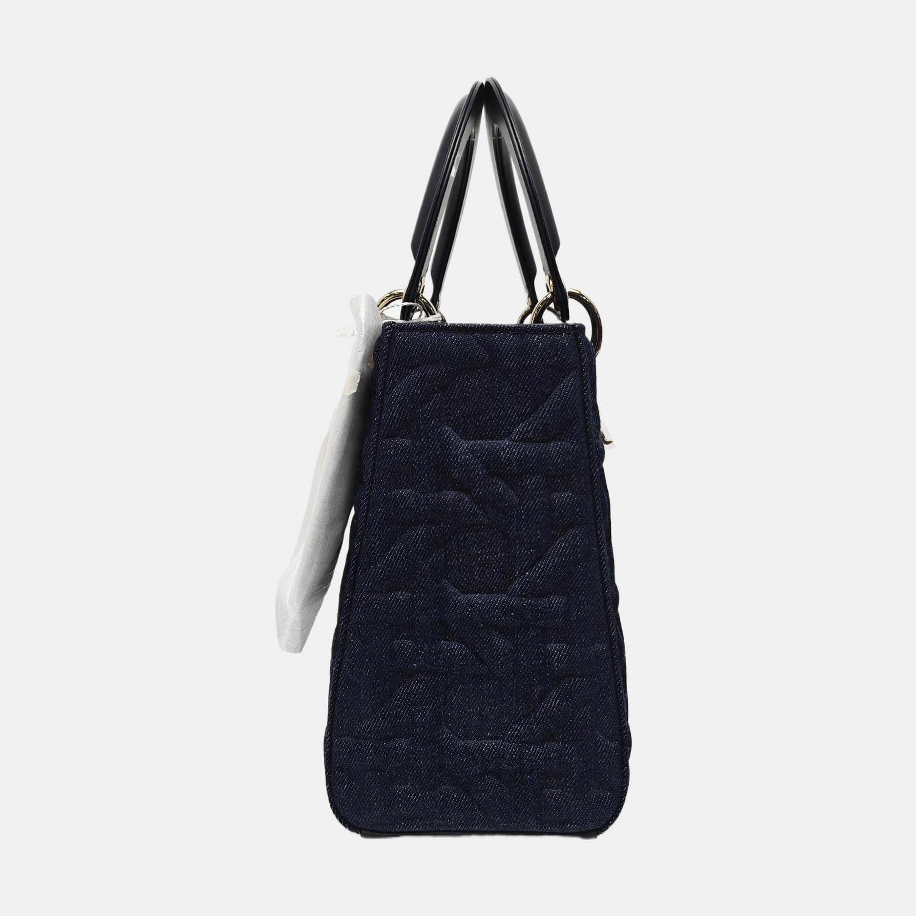 Lady Dior Medium Quilted Denim Blue