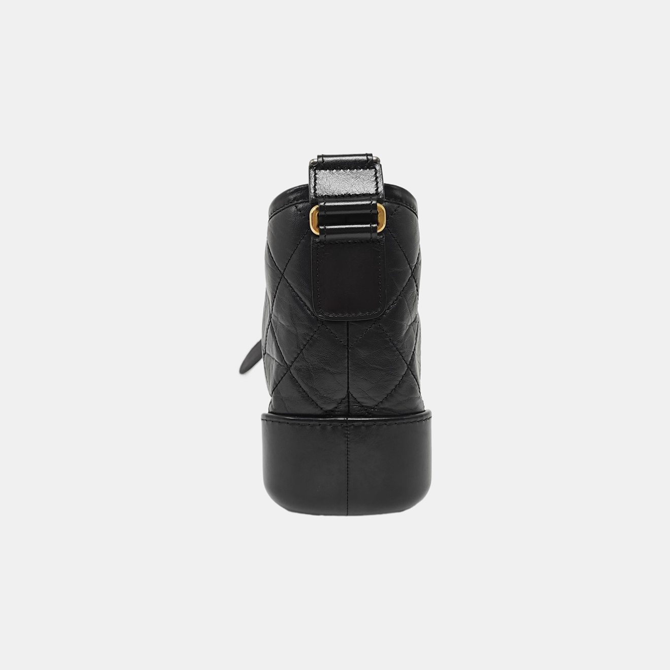 GABRIELLE Small Quilted Calfskin Black
