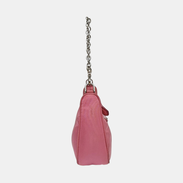 Nylon Shoulder Bag Pink