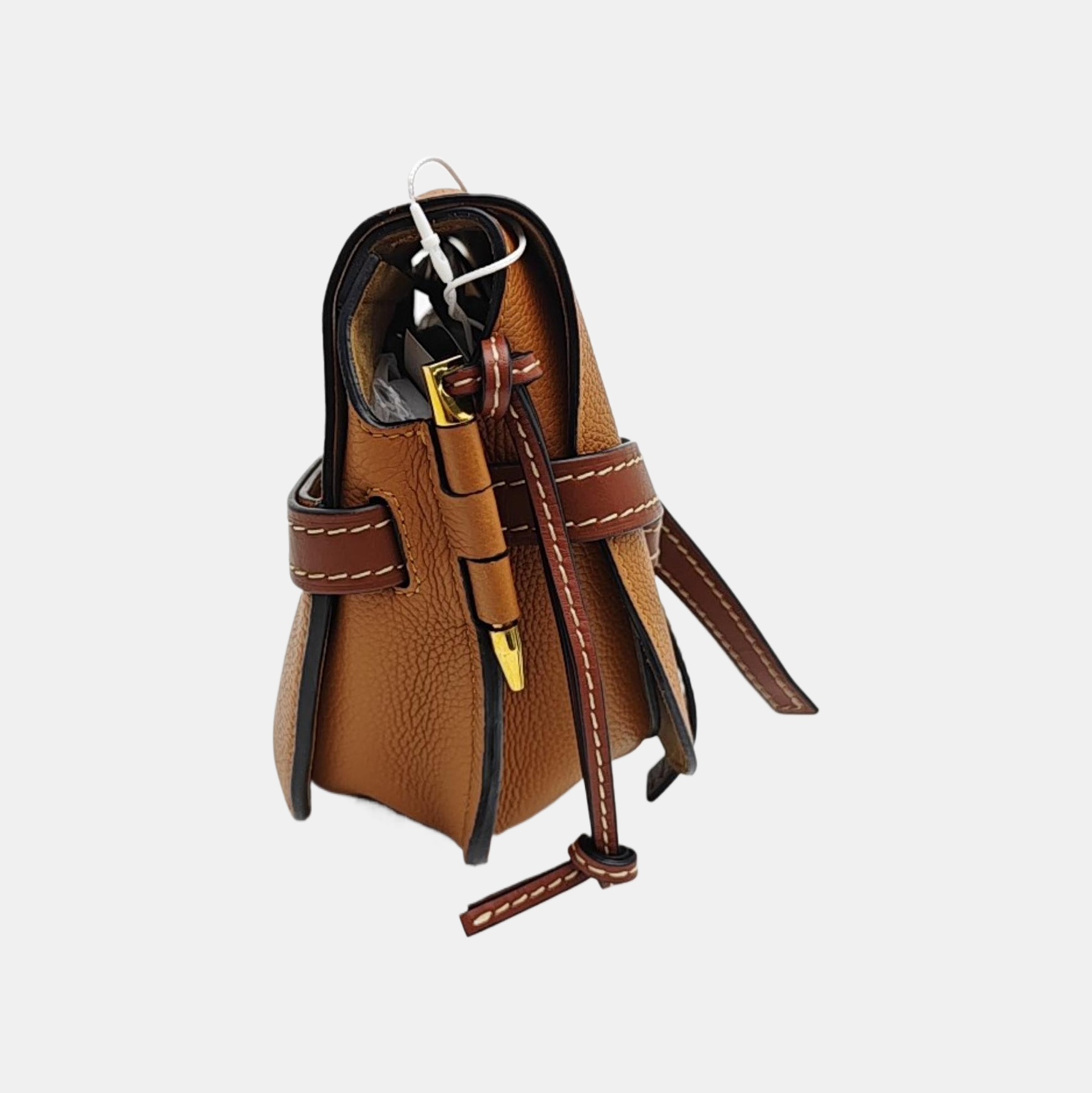 Gate Small Calfskin Brown