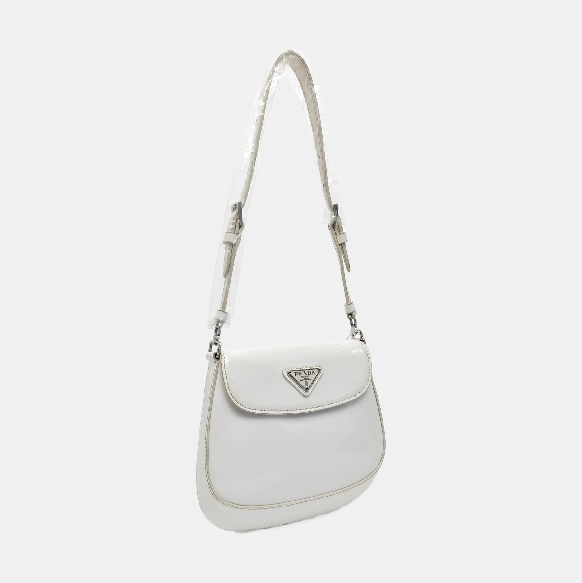Cleo Mini Calfskin White