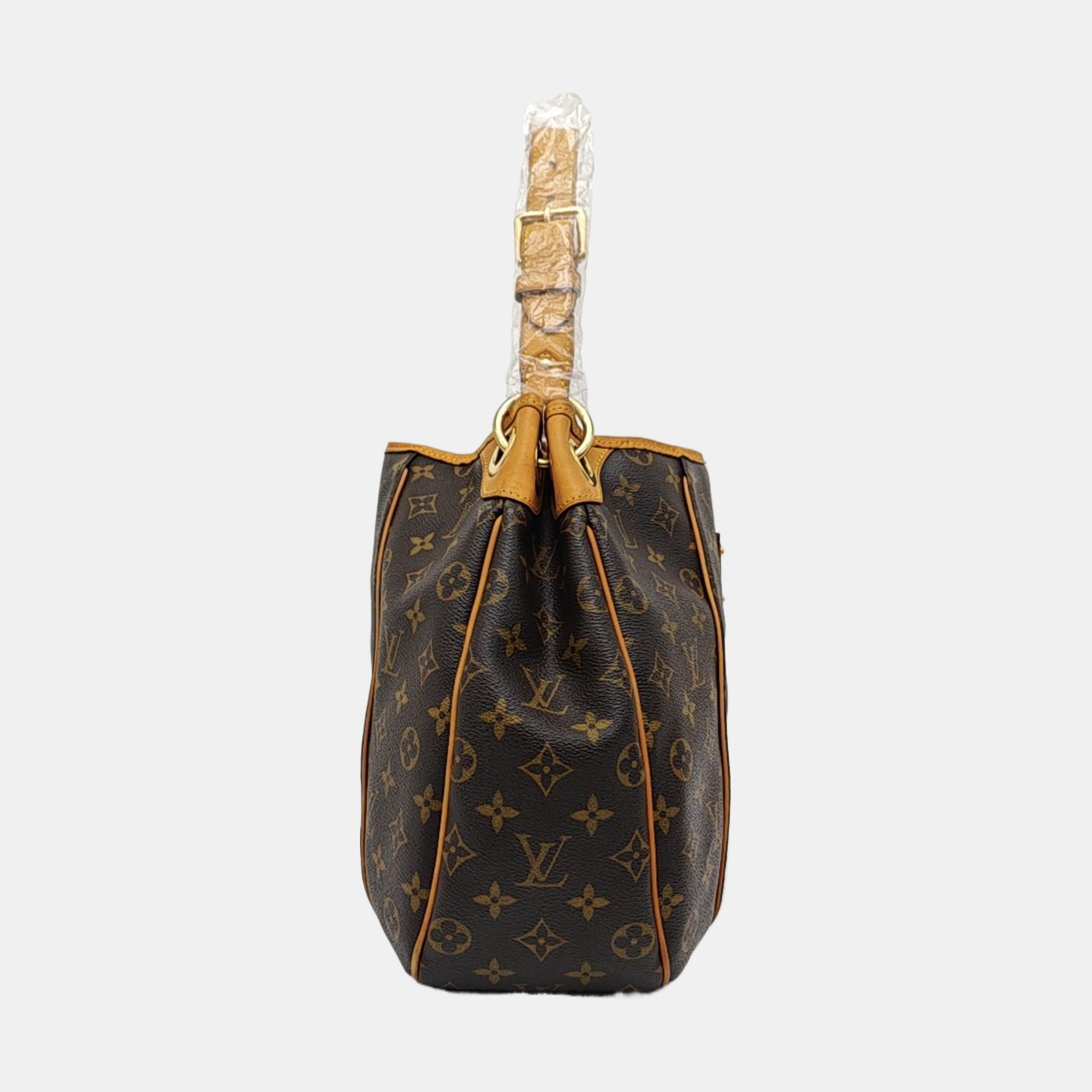 GALLIERA Monogram Coated Canvas Brown