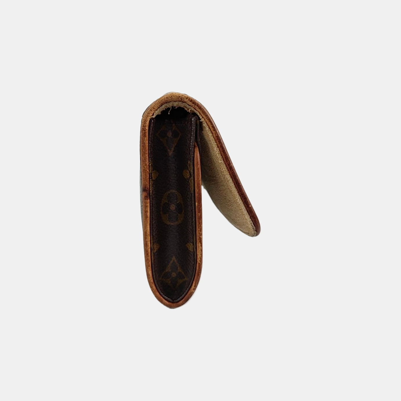 TWIN GM Monogram Coated Canvas Brown