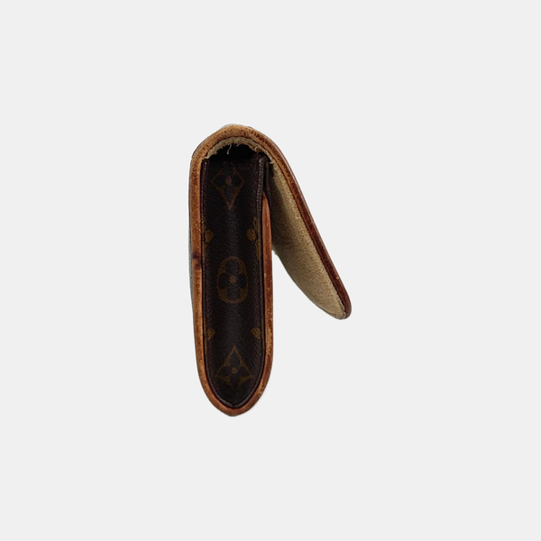 TWIN GM Monogram Coated Canvas Brown