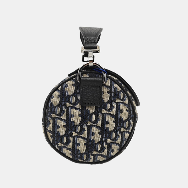 Saddle Mini Oblique Canvas Blue