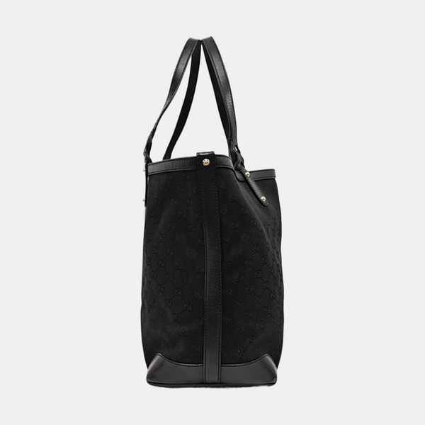 Monogram Canvas Top Handle Bag Black