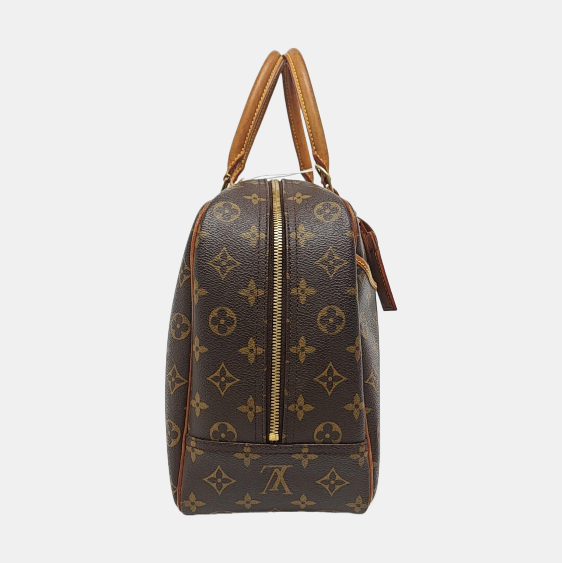 DEAUVILLE GM Monogram Coated Canvas Brown