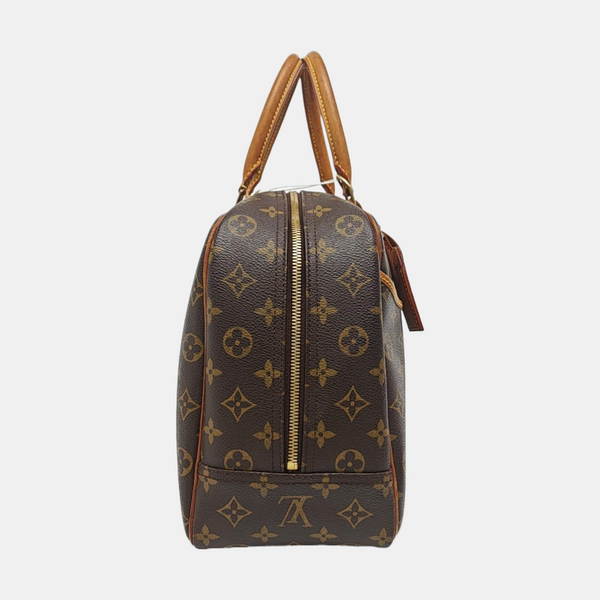 DEAUVILLE GM Monogram Coated Canvas Brown