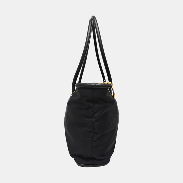 Nylon Tote Bag Black