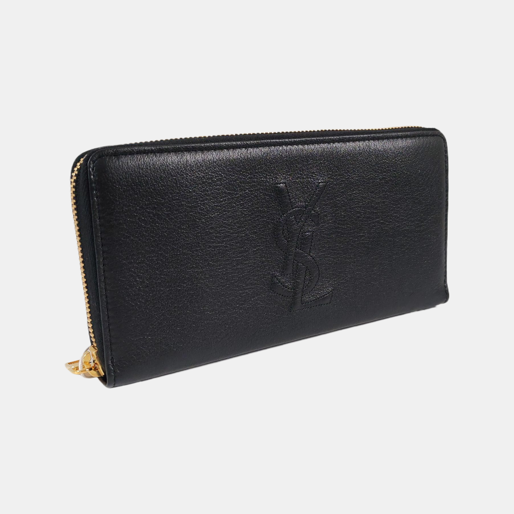 BELLE JOUR Calfskin Black Wallet