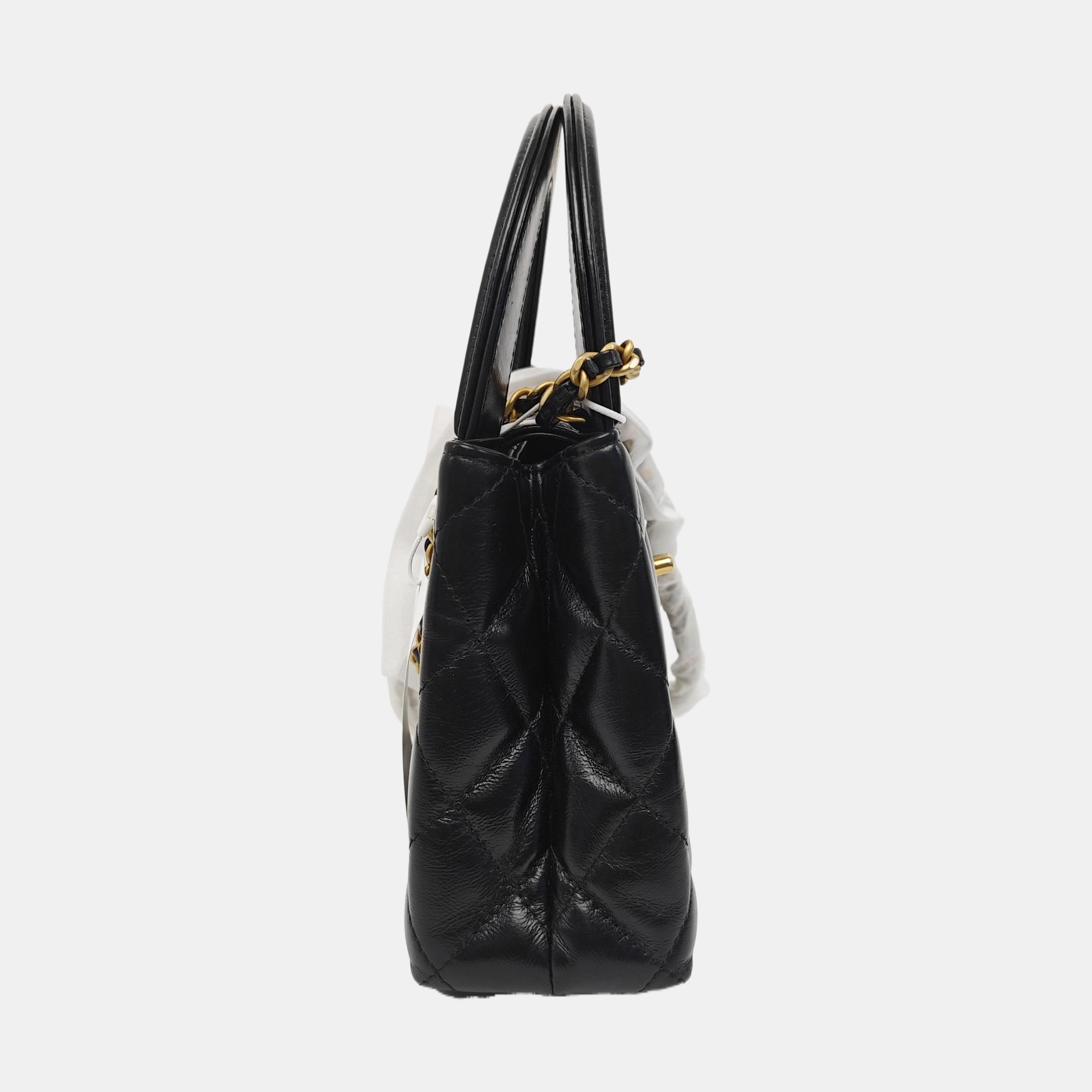KELLY Mini Quilted Calfskin Black