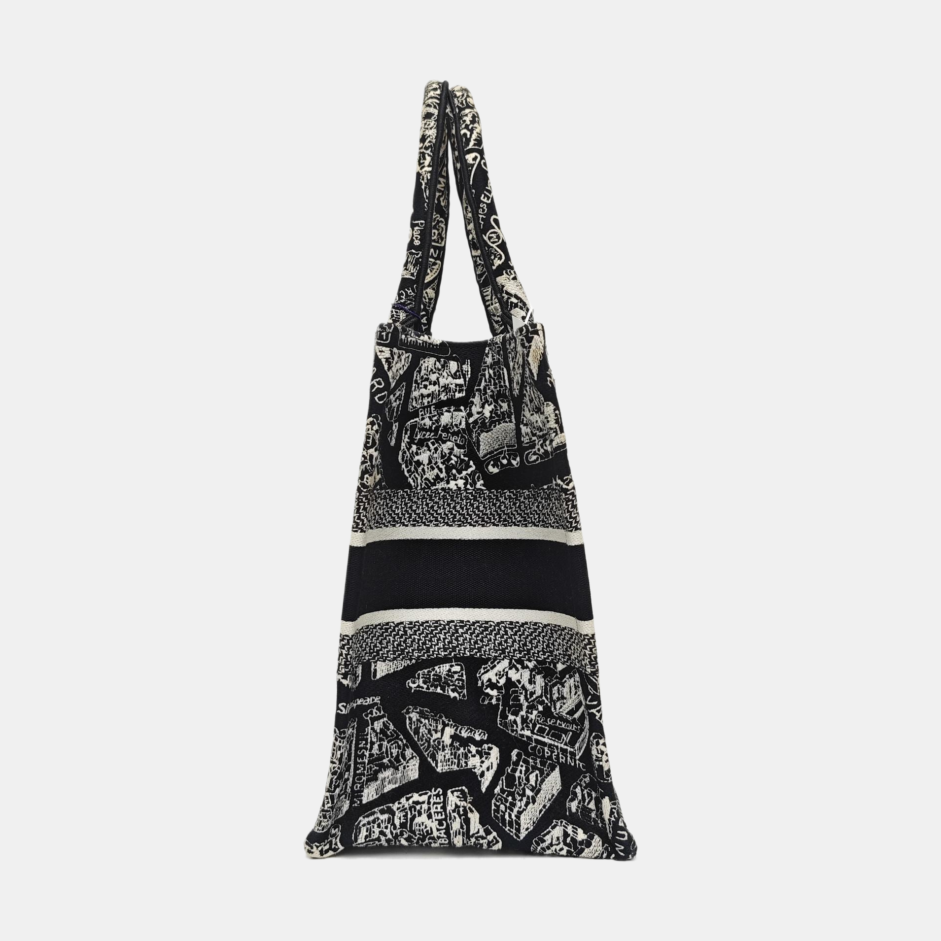 Book Tote Medium Canvas Black