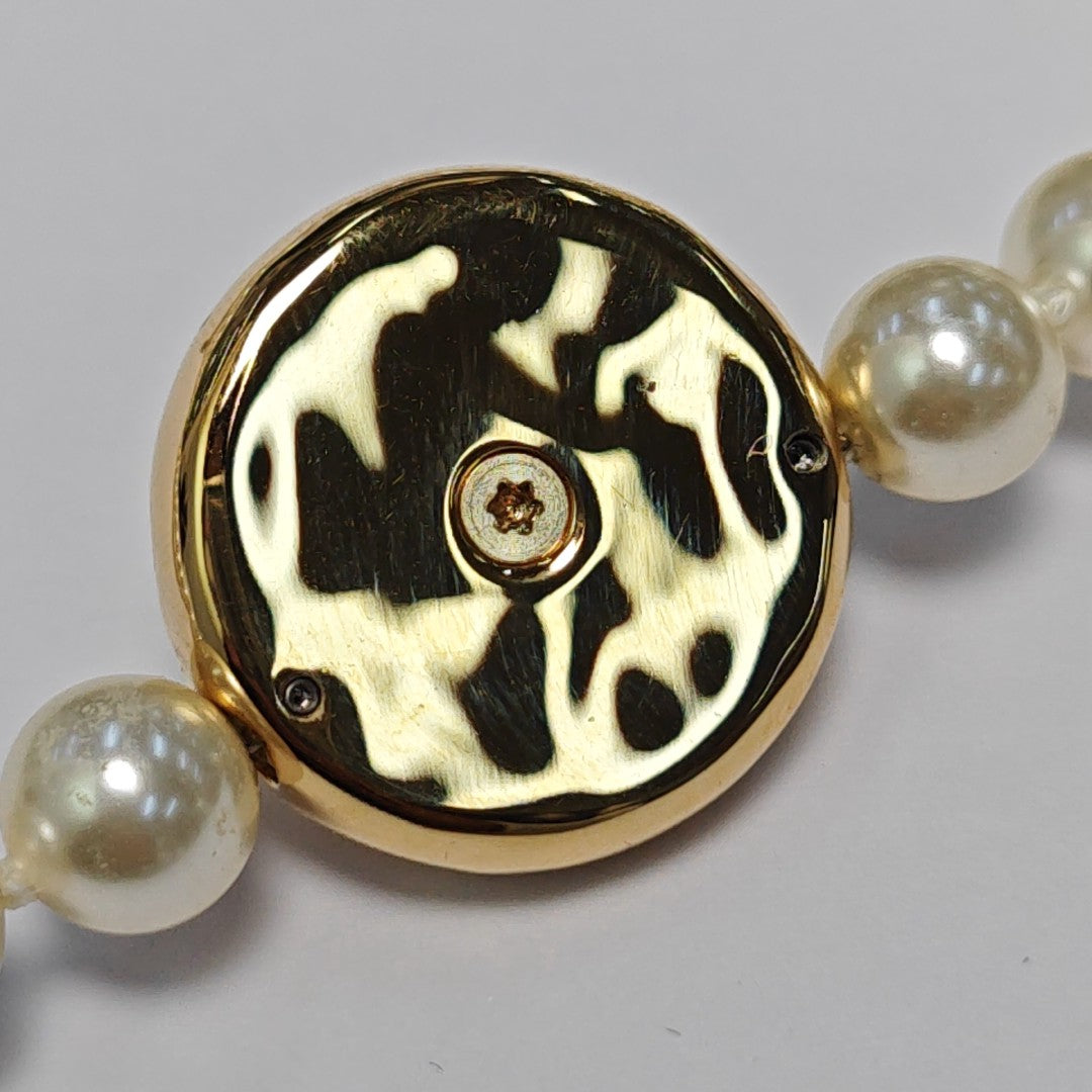 Faux Pearl White Necklace