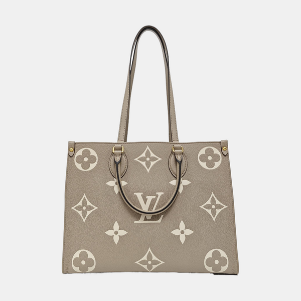 ONTHEGO MM Monogram Calfskin Gray