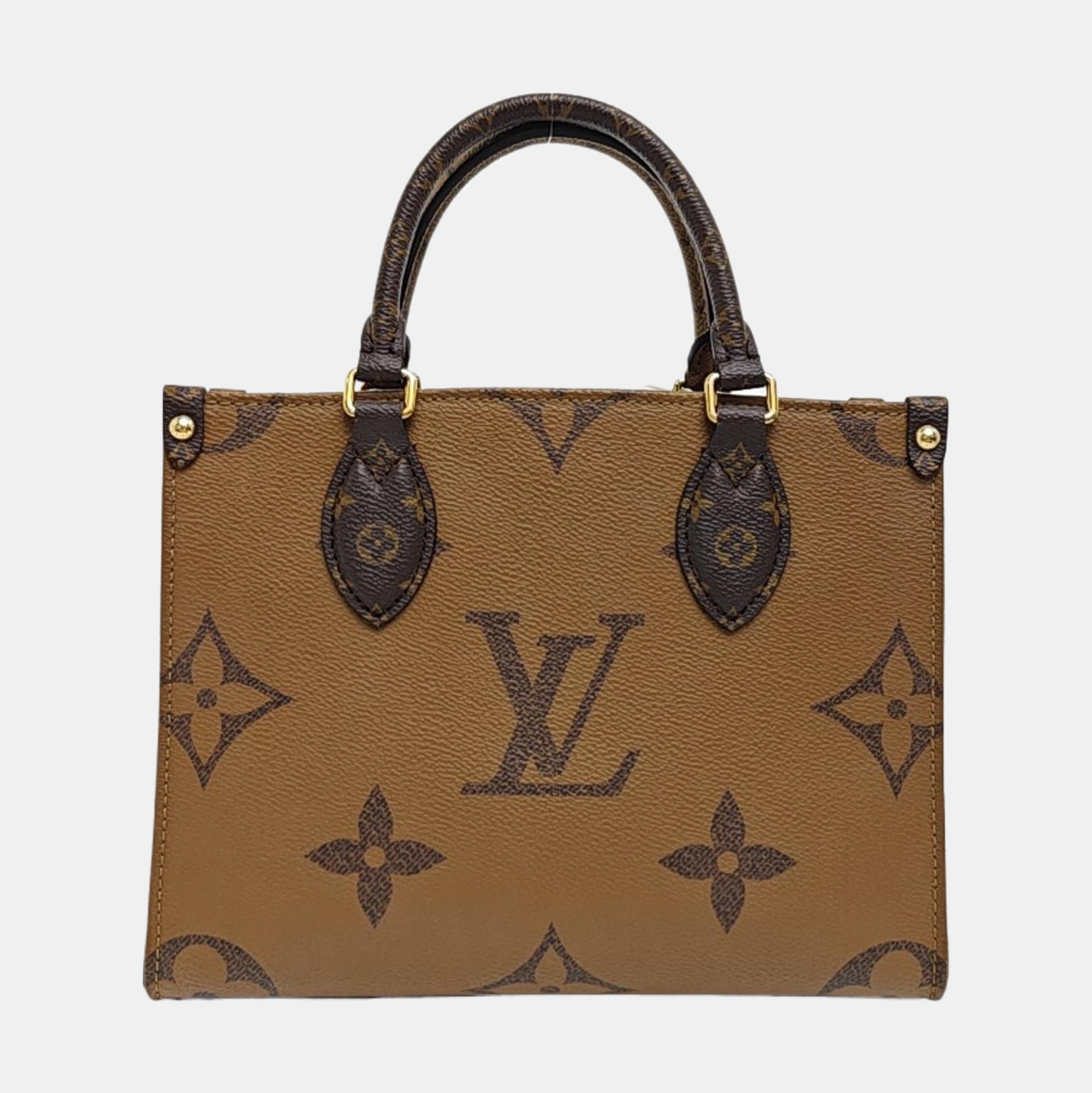 ONTHEGO PM Monogram Coated Canvas Brown