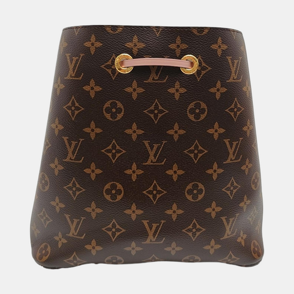 NÉONOÉ MM Monogram Coated Canvas Brown