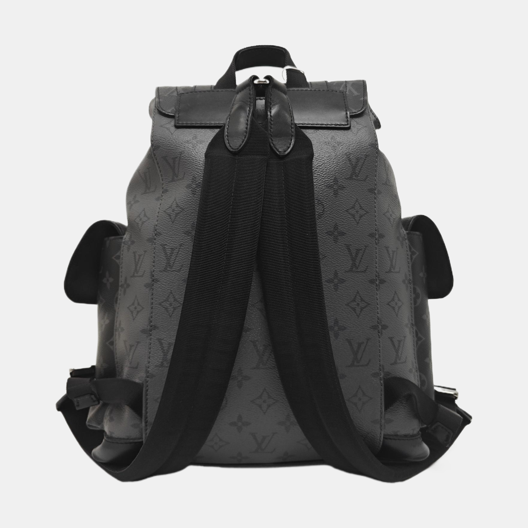 CHRISTOPHER PM Monogram Coated Canvas Gray