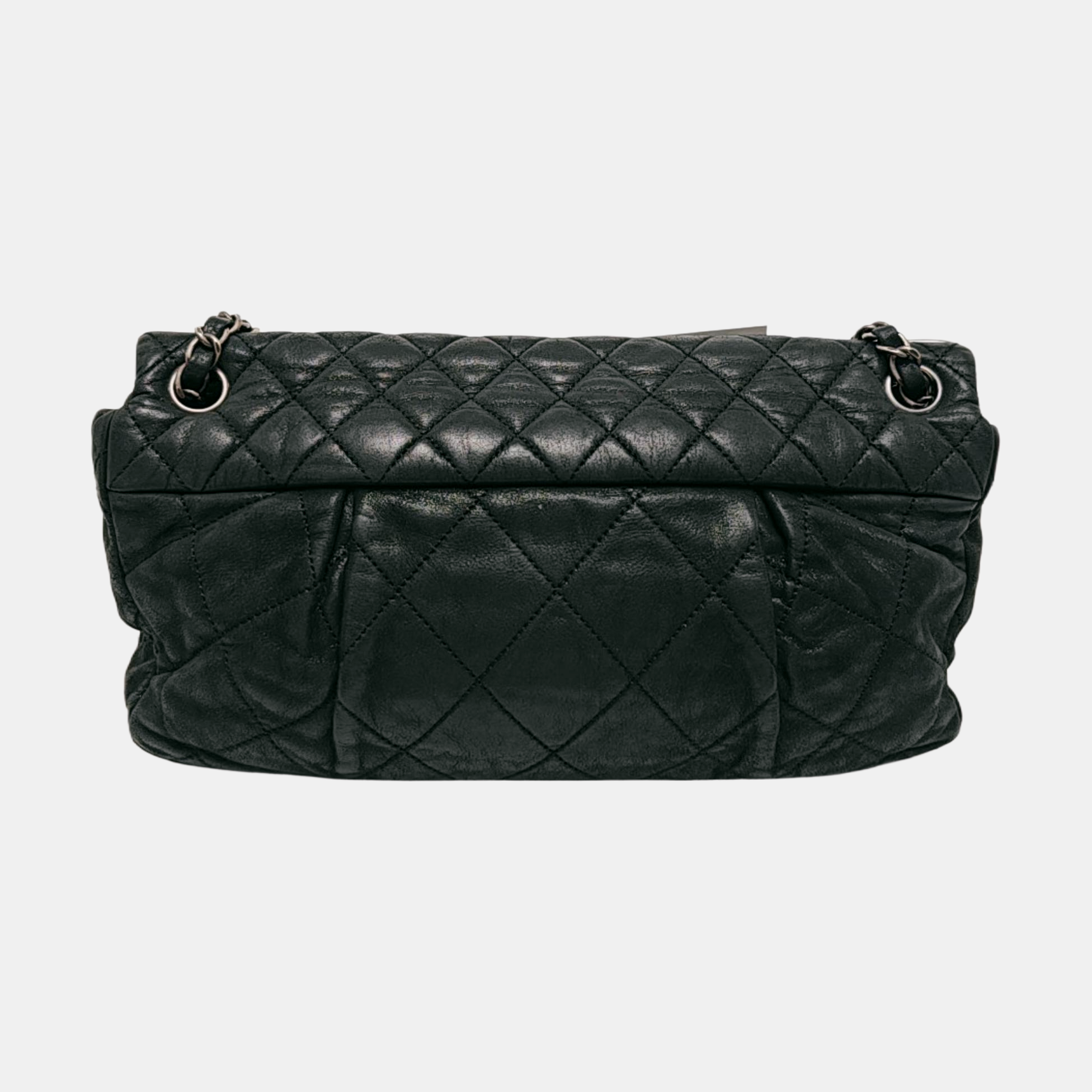 Quilted Calfskin Shoulder Bag Green