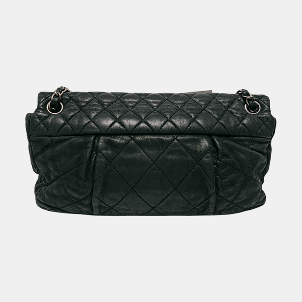 Quilted Calfskin Shoulder Bag Green
