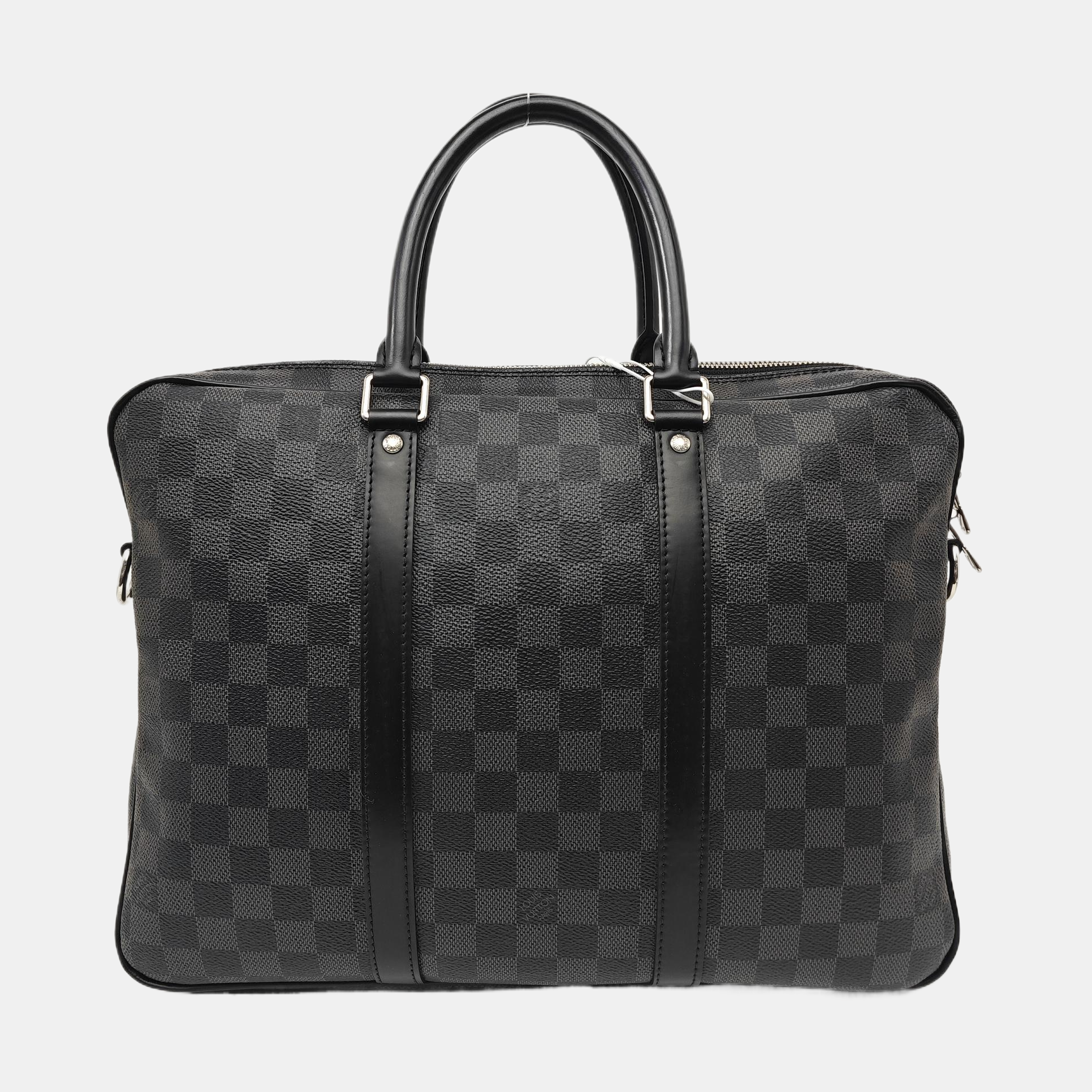 PORTE-DOCUMENTS PM Damier Graphite Coated Canvas Black