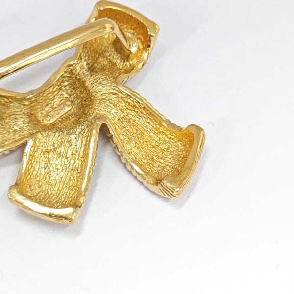 Twist Round Metal Gold Pendant
