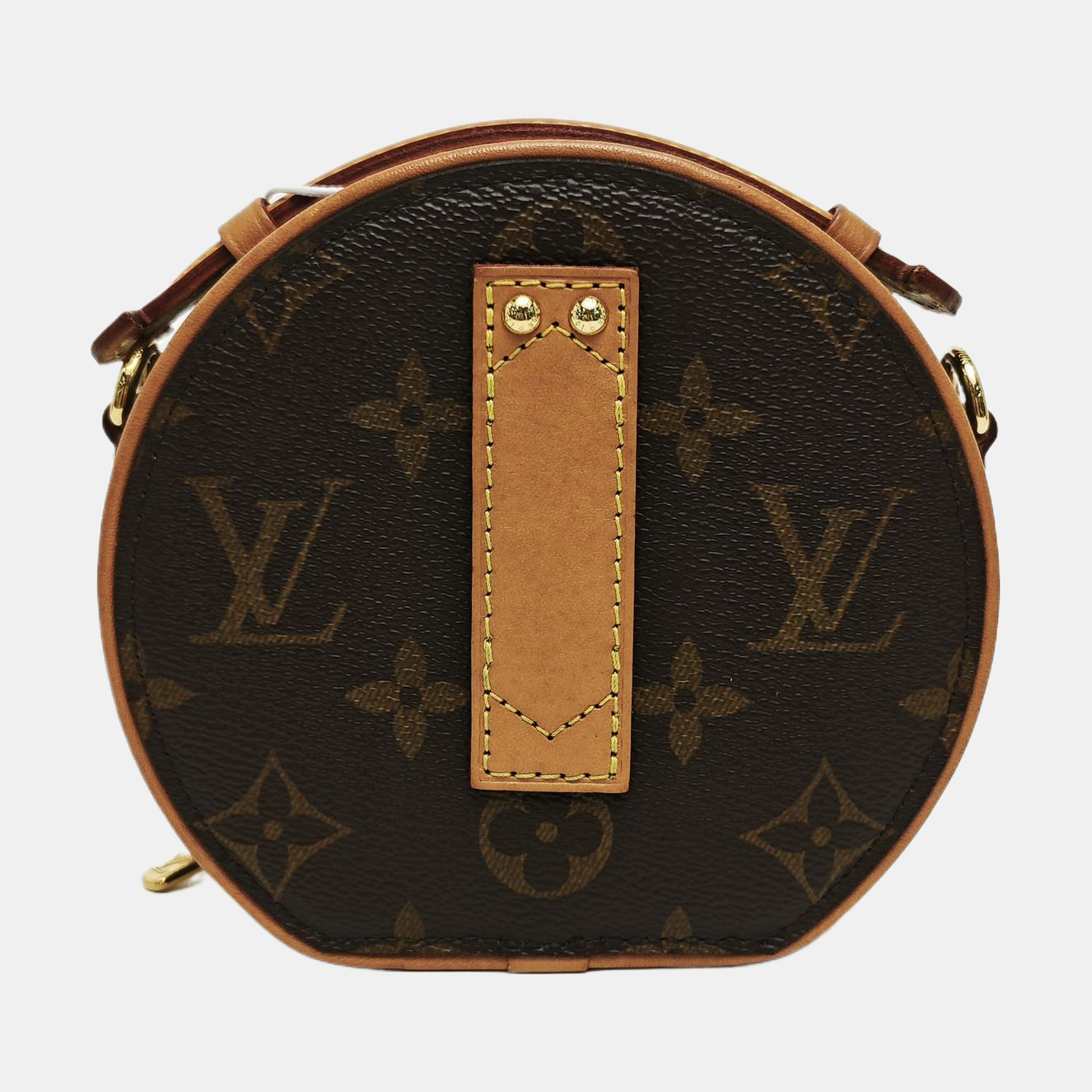 BOITE CHAPEAU Mini Monogram Coated Canvas Brown