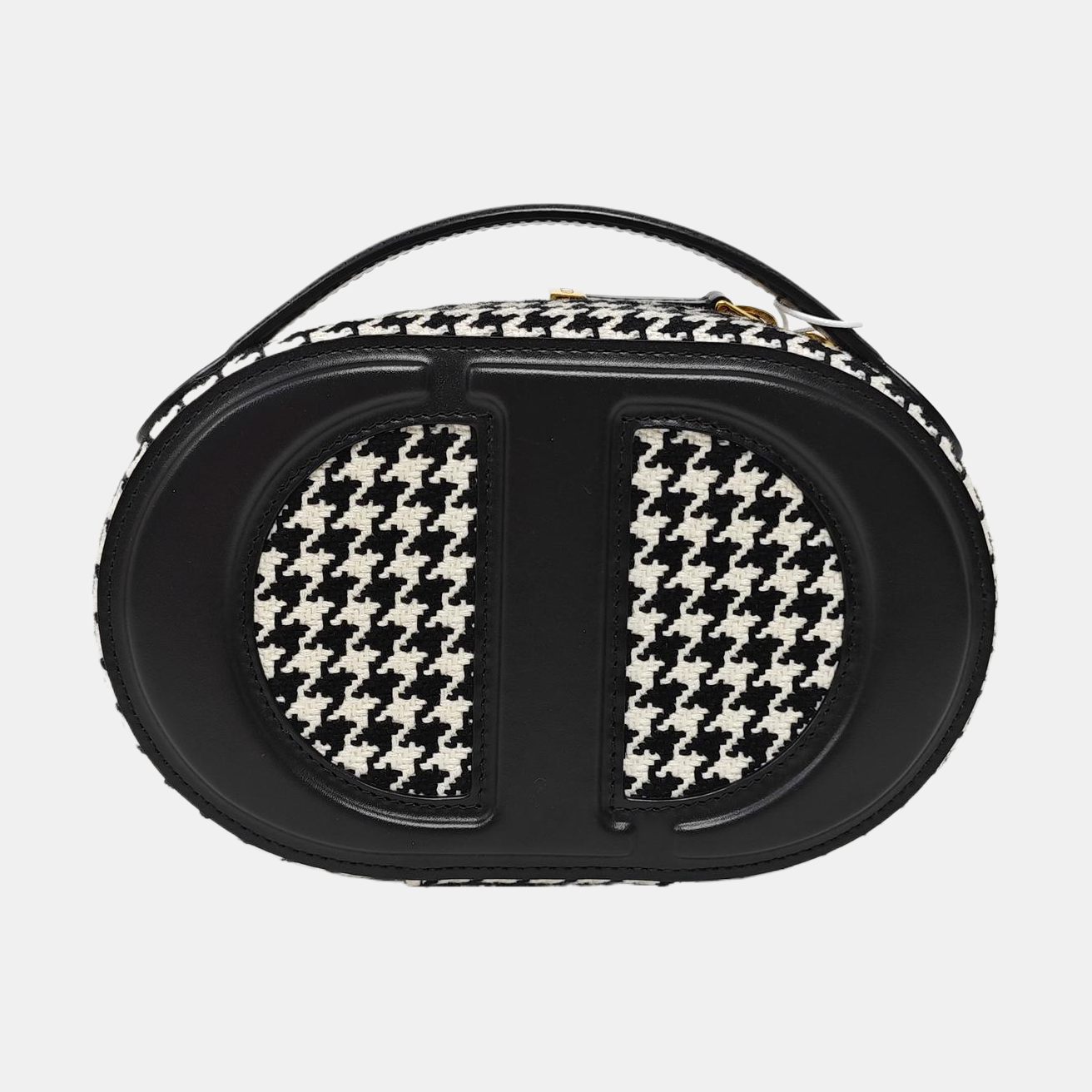 CD Signature Oblique Calfskin Black